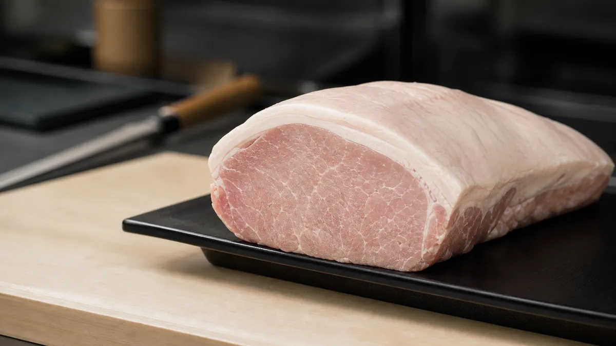 とんかつに使う豚肉の素材